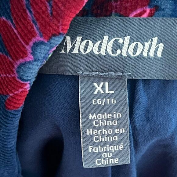 Modcloth XL Jacket Blazer Corduroy Retro Gift Stretch Boho 70s Cottage Holiday - Picture 9 of 17